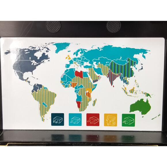 Insignia Travel Converter & 5 Adapter Plugs + Case Color Black NS-MTC1875 - Picture 7 of 12